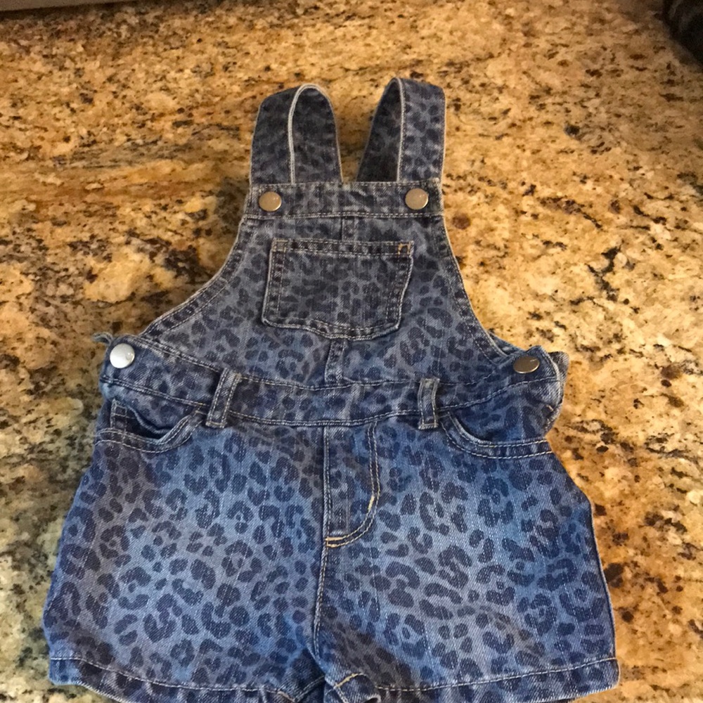 18-24 month baby girl jumper leopard jean print